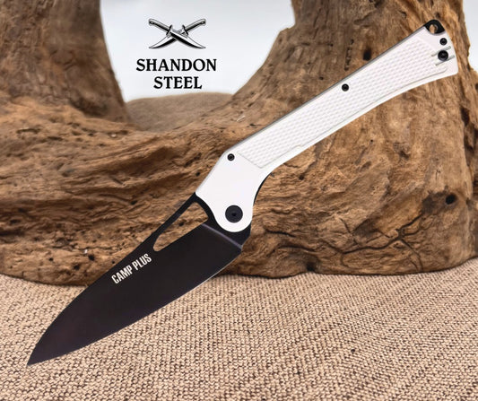 Ontario Camp Plus EDC Linerlock White ON4325WH