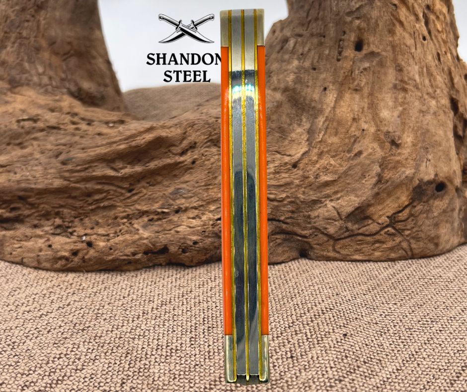CASE XX USA 2025 SMOOTH ORANGE DELRIN FULL SIZE TRAPPER KNIFE 4254 SS 27900 (24)
