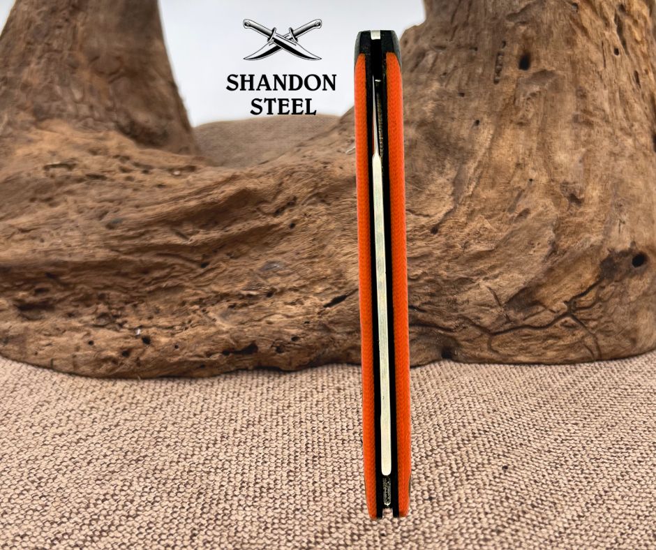 Marbles MR594 Orange and Black Doctors Single Blade Folding Pocket Knife (187)