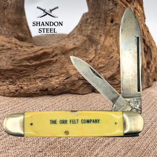 Camillus USA 23 Two Blade Equal End Cigar Jack Folding Pocket Knife (205)