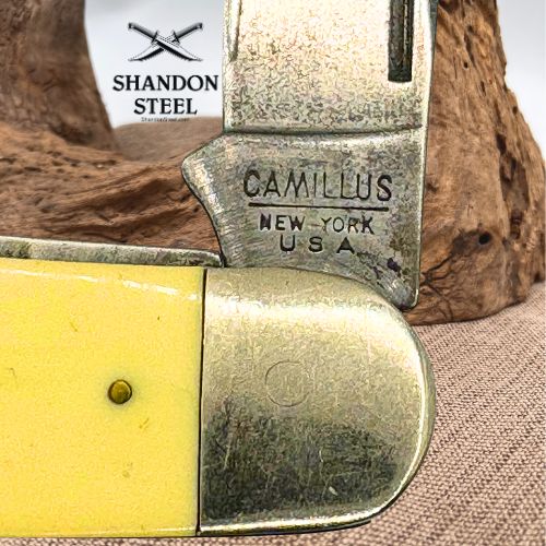 Camillus USA 23 Two Blade Equal End Cigar Jack Folding Pocket Knife (205)