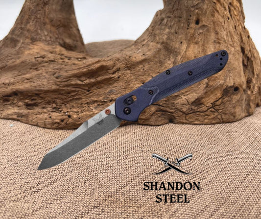 BENCHMADE 940-4 Osborne | Denim Micarta