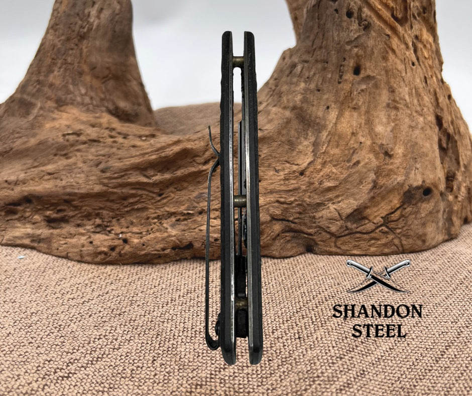 Stanley Folding Pocket Tactical Knife 3" Plain Blade 7.5 Open Length EDC  (149)
