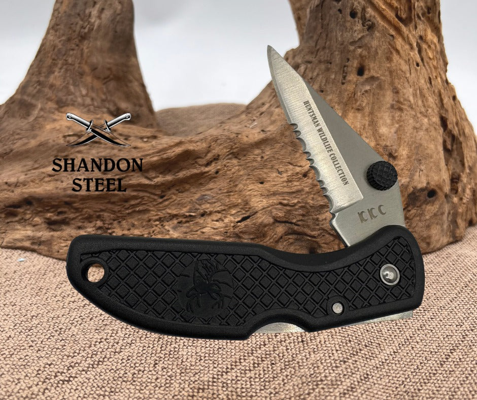 Kentucky Cutlery Company Huntsman Wildlife Collection Lockback Pocket Knife -144