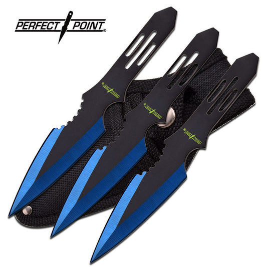 PERFECT POINT PP-595-3BL THROWING KNIFE SET