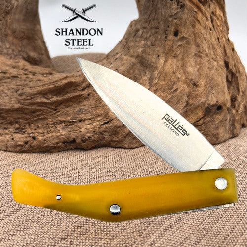 Pallés Carbono Navaja Pocket Knife Carbon Steel Blade ABS Handle Slipjoint (69)