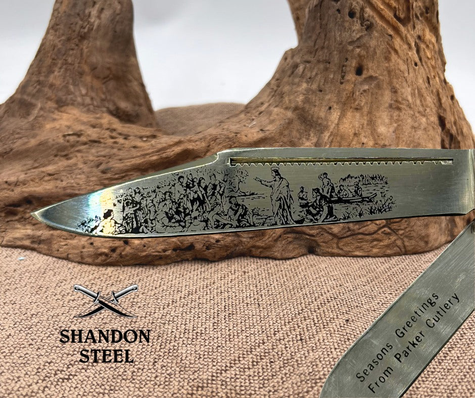 Parker Cutlery Company Season’s Greetings Three Blade Stockman Pkt Knife (137)