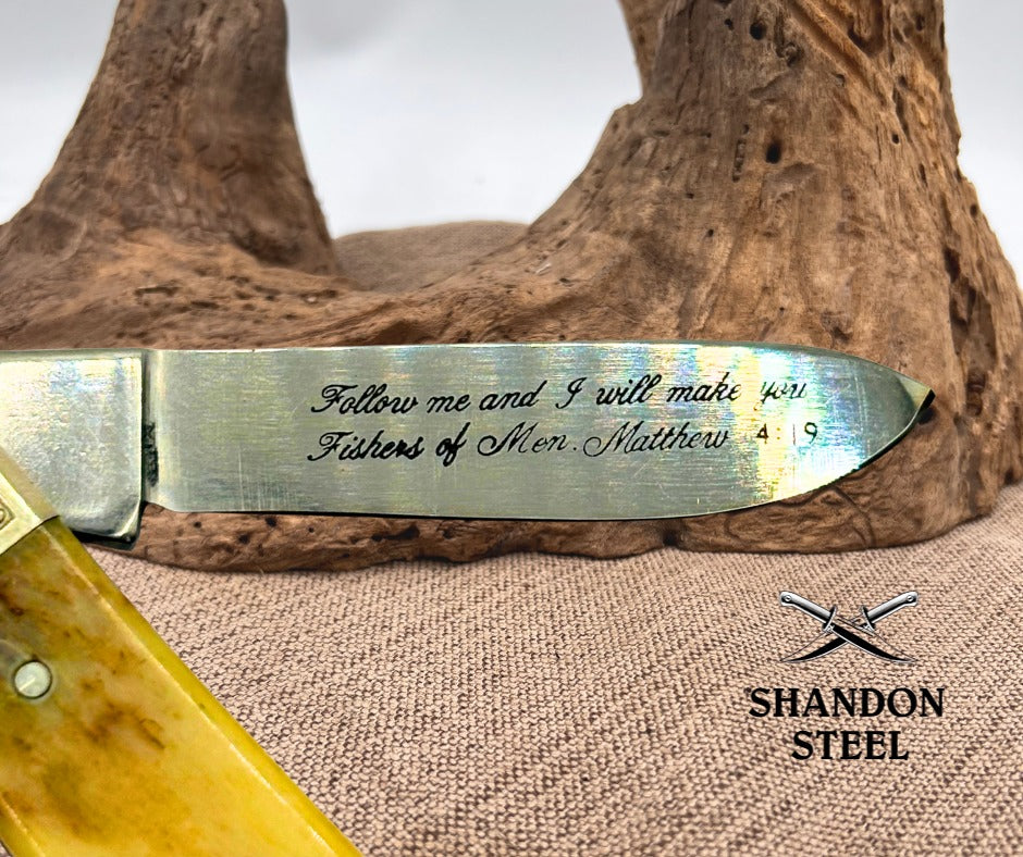 Parker Cutlery Company Season’s Greetings Three Blade Stockman Pkt Knife (137)