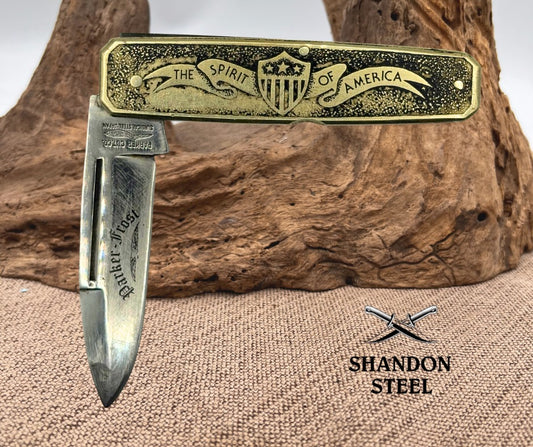 Parker Cut Co Vintage Spirit Of America Eagle Pocket Knife Parker-Frost (145)