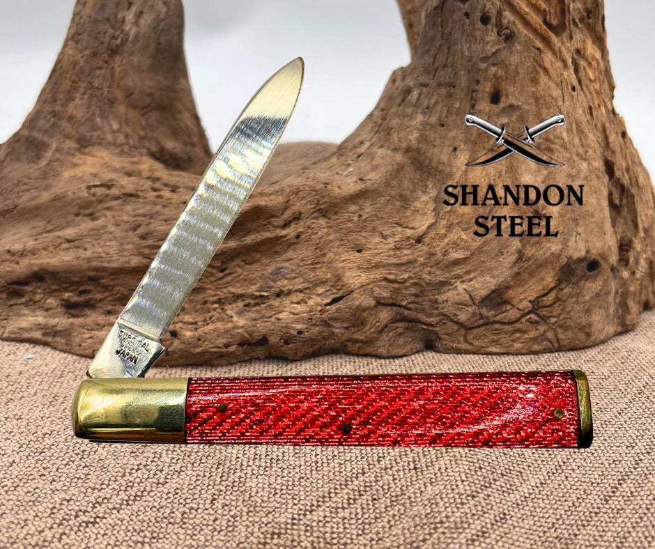 Parker Cut Co. Little Pillbuster Doctors Knife, Red Metallic Composite (132)