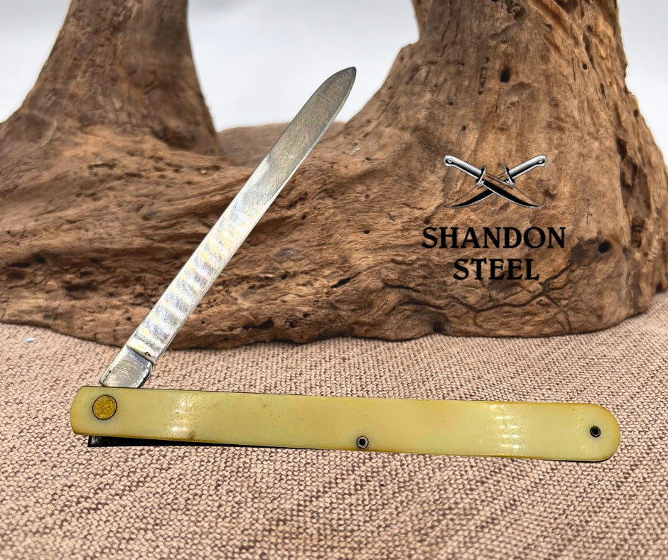 Colonial USA VTG Stainless Folding Melon Knife 10-1/2" OPEN, 5-7/8" CLOSED (37)