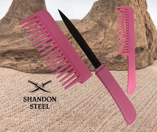 Pink Comb Knife