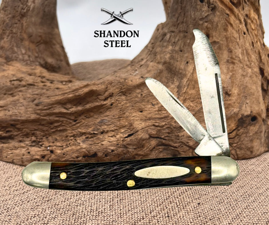 JOHN PRIMBLE VINTAGE BELKNAP LOUISVILLE KY USA DELRIN SERPENTINE PEN KNIFE 109