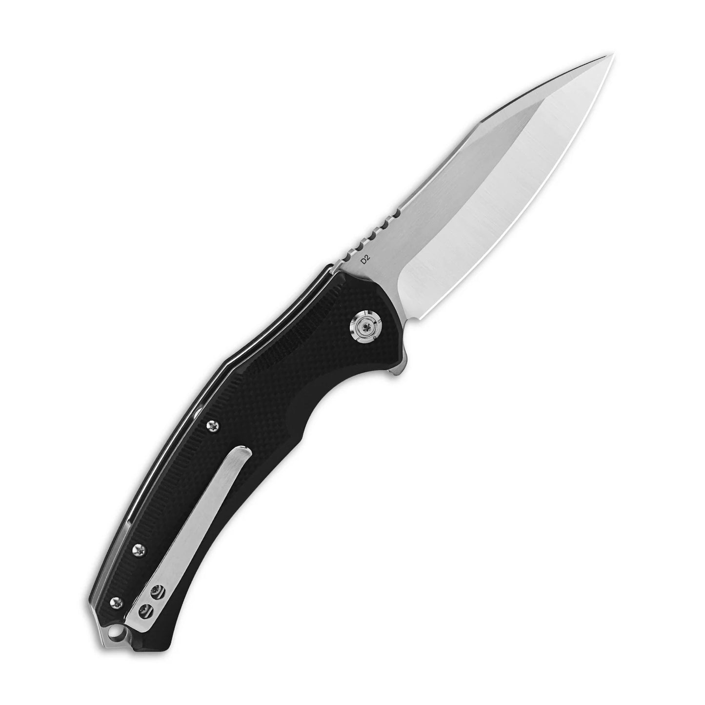 QSP Snipe Liner Lock Pocket Knife D2 Blade G10 Handle QSP121-C