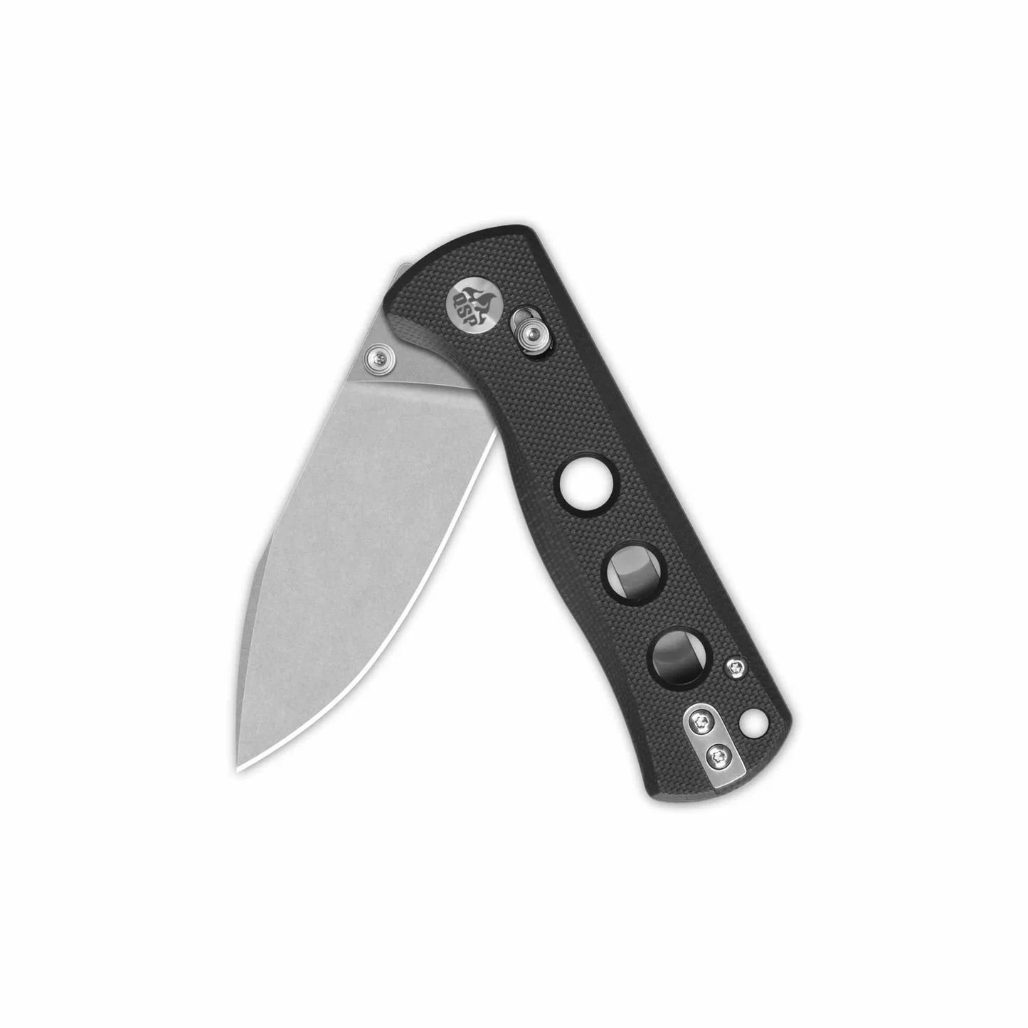 QSP Canary Glyde Lock Pocket Knife 14C28N Blade Black G10 Handle QS QS150GL-A1