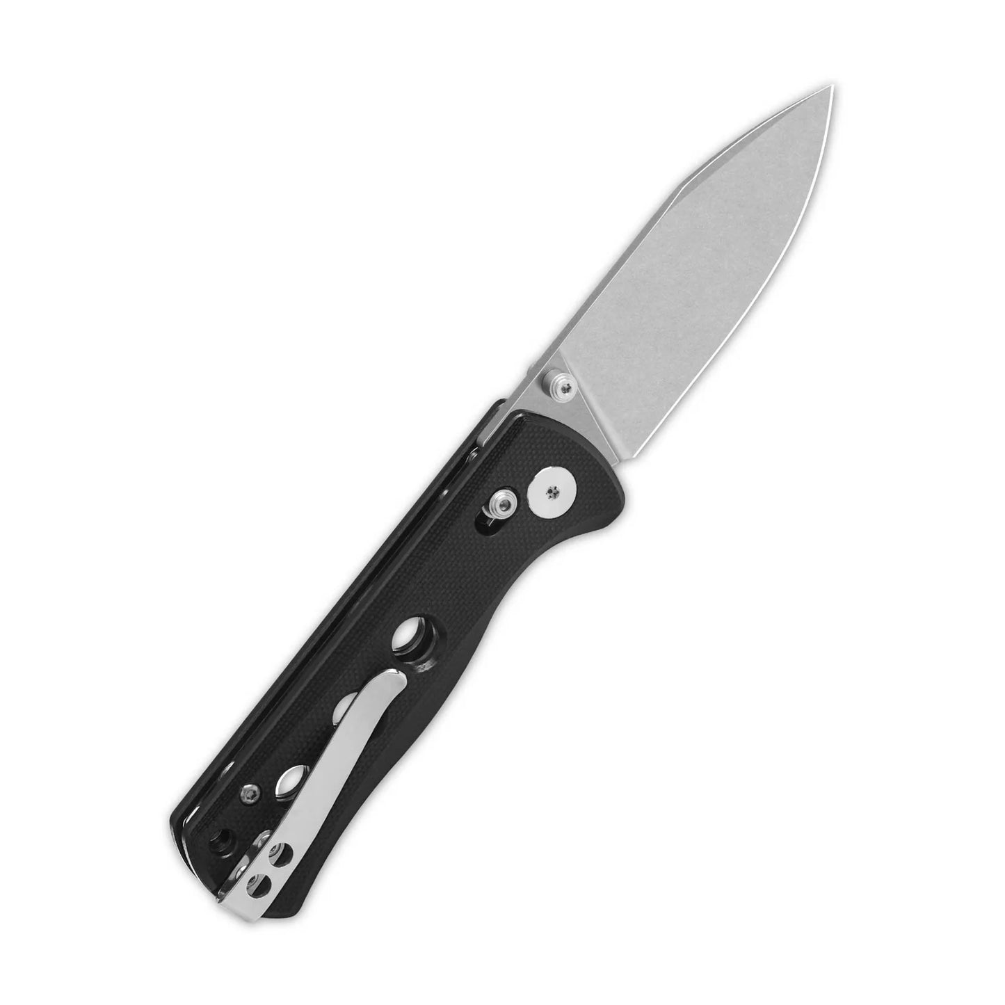 QSP Canary Glyde Lock Pocket Knife 14C28N Blade Black G10 Handle QS QS150GL-A1