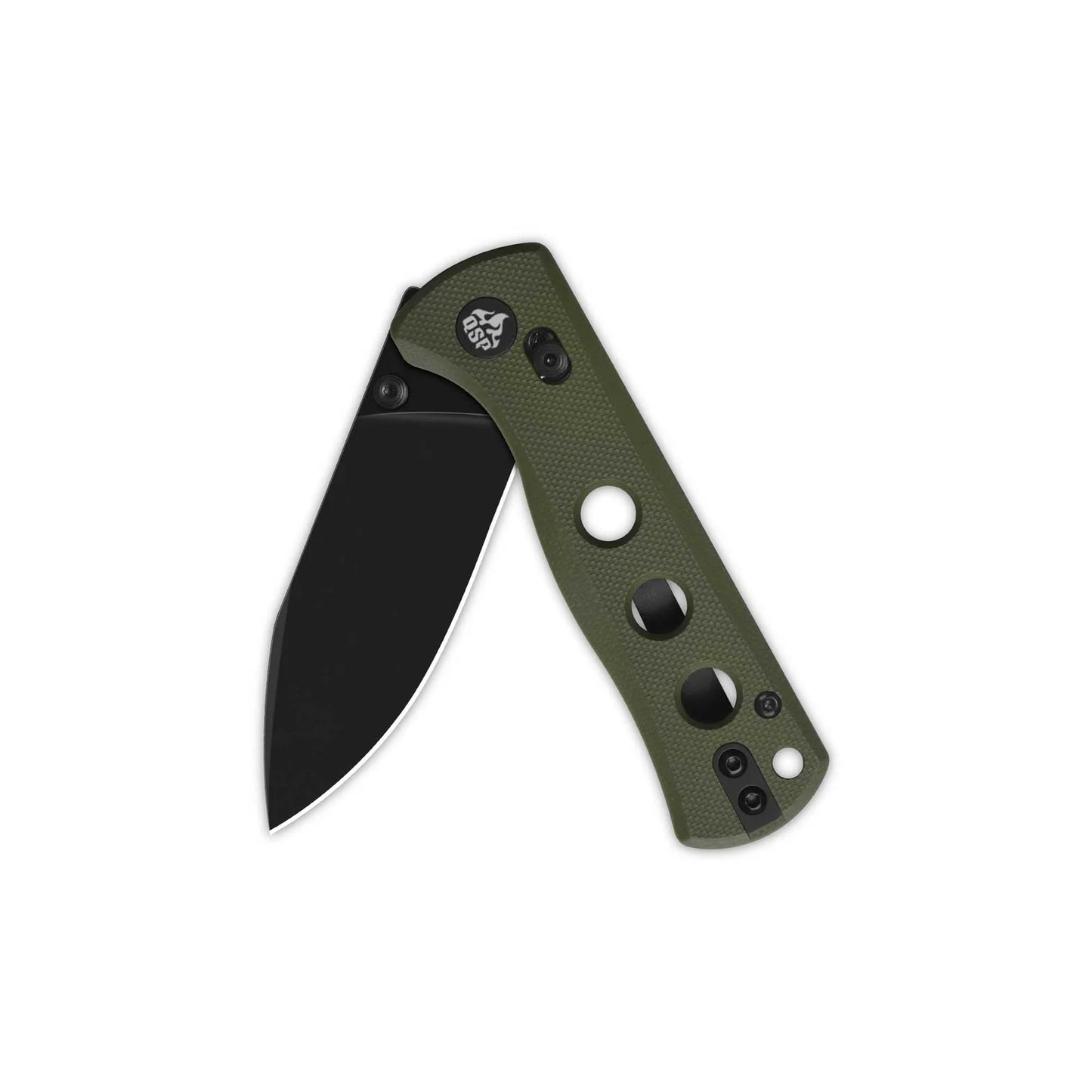 QSP Canary Glyde Lock Pocket Knife 14C28N Blade Olive Green G10 Handle QS150GL-B2