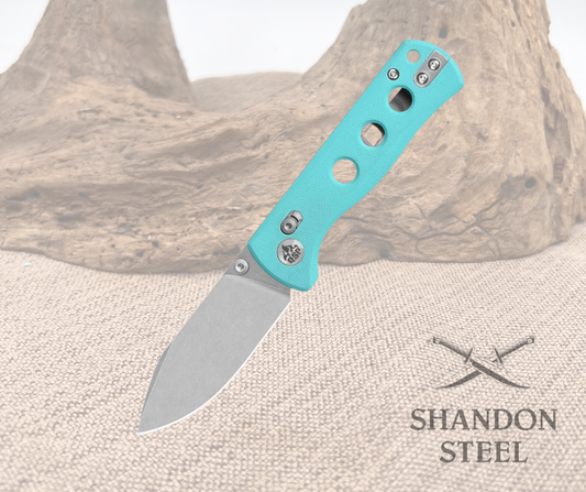 QSP Canary Glyde Lock Tiffany Blue G10 Handle QS150GL-C1