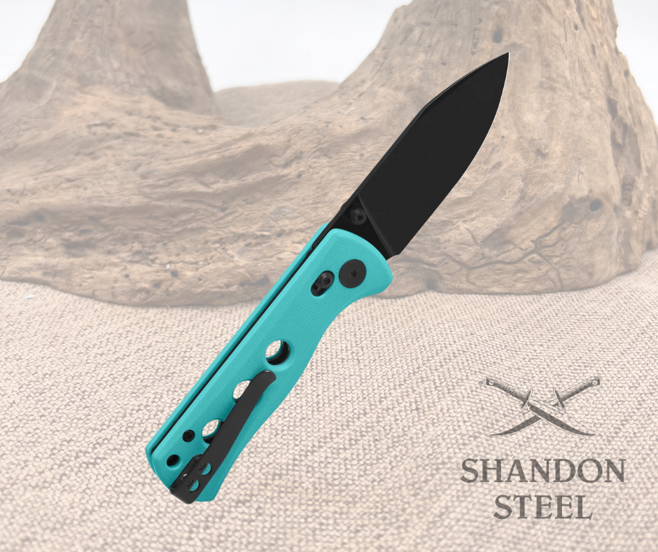 QSP Canary Glyde Lock Tiffany Blue G10 Handle QS150GL-C2