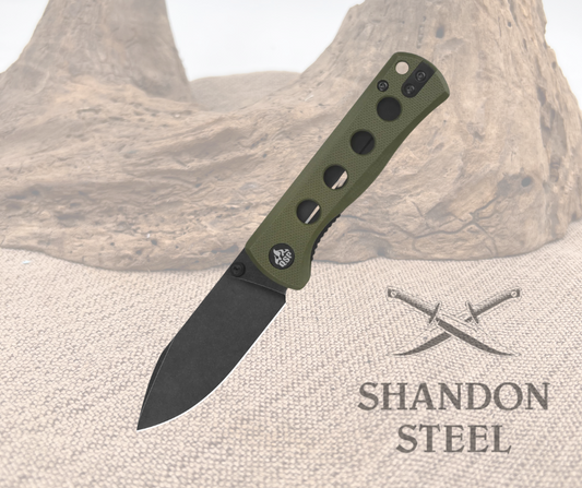 QSP Canary Olive Green G10 Handle QS150-F2