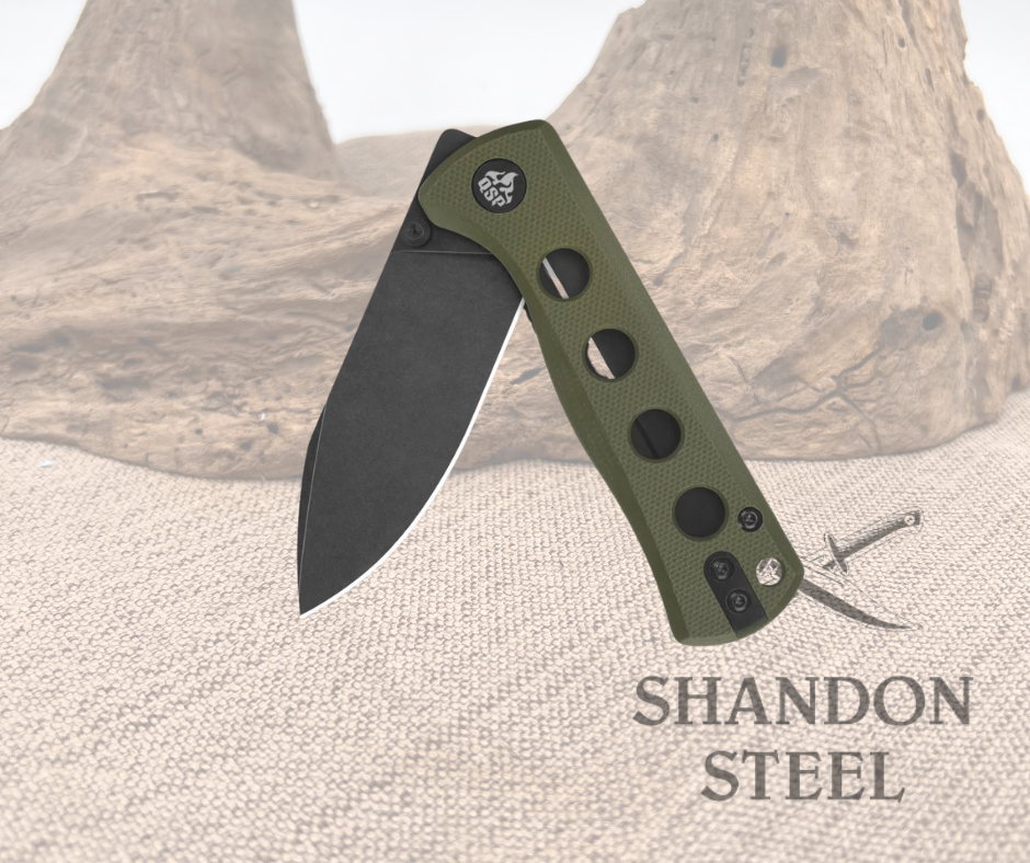 QSP Canary Olive Green G10 Handle QS150-F2