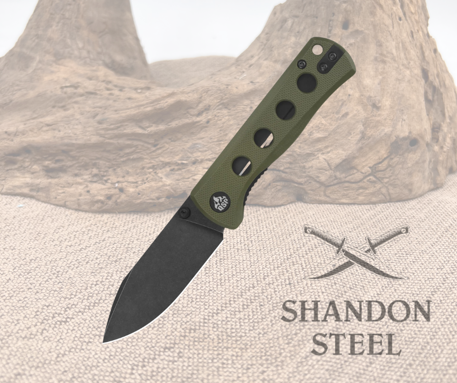 QSP Canary Olive Green G10 Handle QS150-F2