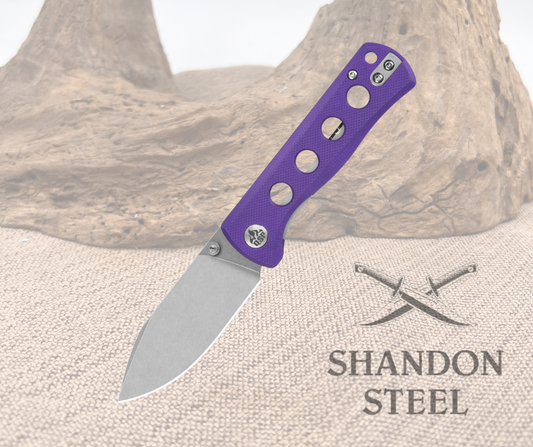 QSP Canary Purple G10 Handle QS150-D1