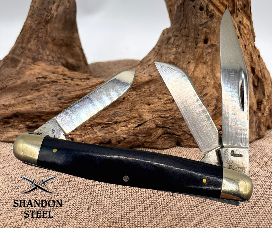 Queen Cutlery Gamekeeper Series Model 309 3 Blade Folding Stockman Knife (18)