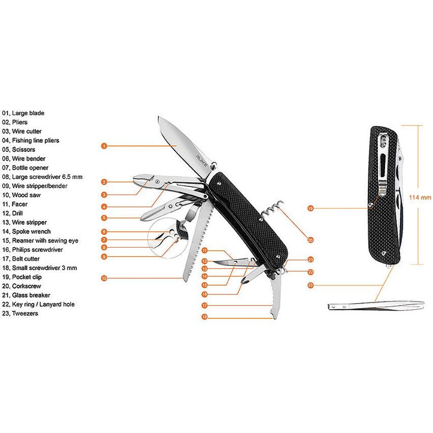 Ruike L51 Large Multifunction Knife