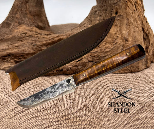 Custom USA Hand forged Trade Hunting Skinning Frontier Patch Plains Knife (P07)