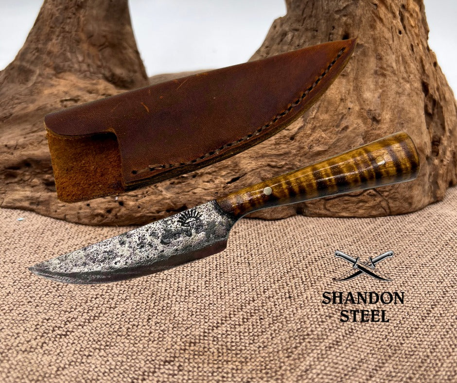 Custom USA Hand forged Trade Hunting Skinning Frontier Patch Plains Knife (P02)