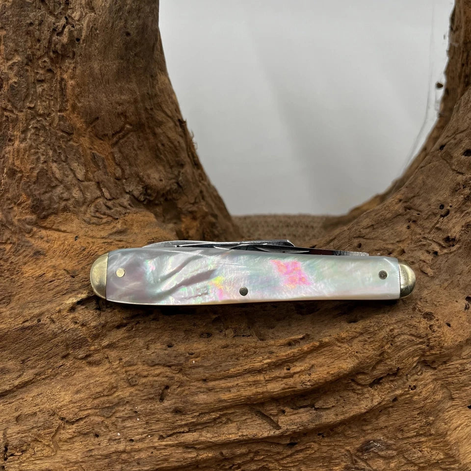 Rare Pearl 4 blade Gambler's Lady Knife Rob Klaas Kissing Crane Solingen (15)
