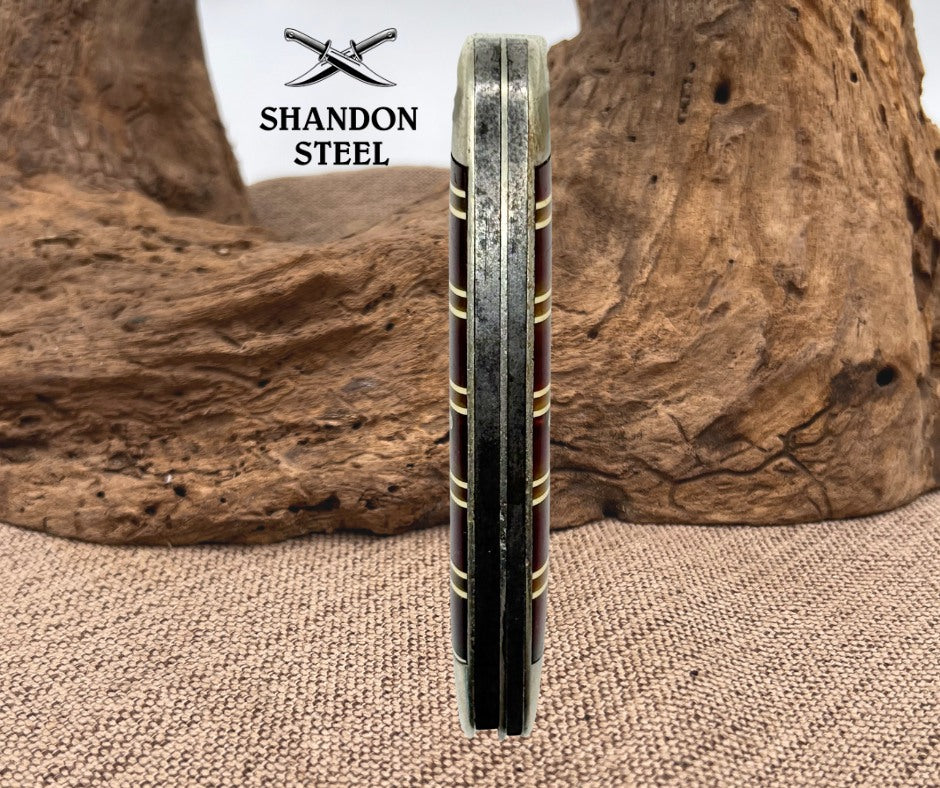 Remington UMC R555 Double Blade Folding Jack Knife USA Candy Stripe Handle (17)