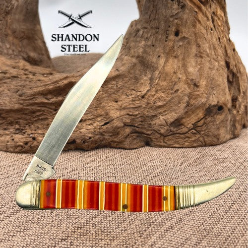 Remington UMC R1615 Vintage Candy Stripe Toothpick Pocket Knife 1988 USA (206)