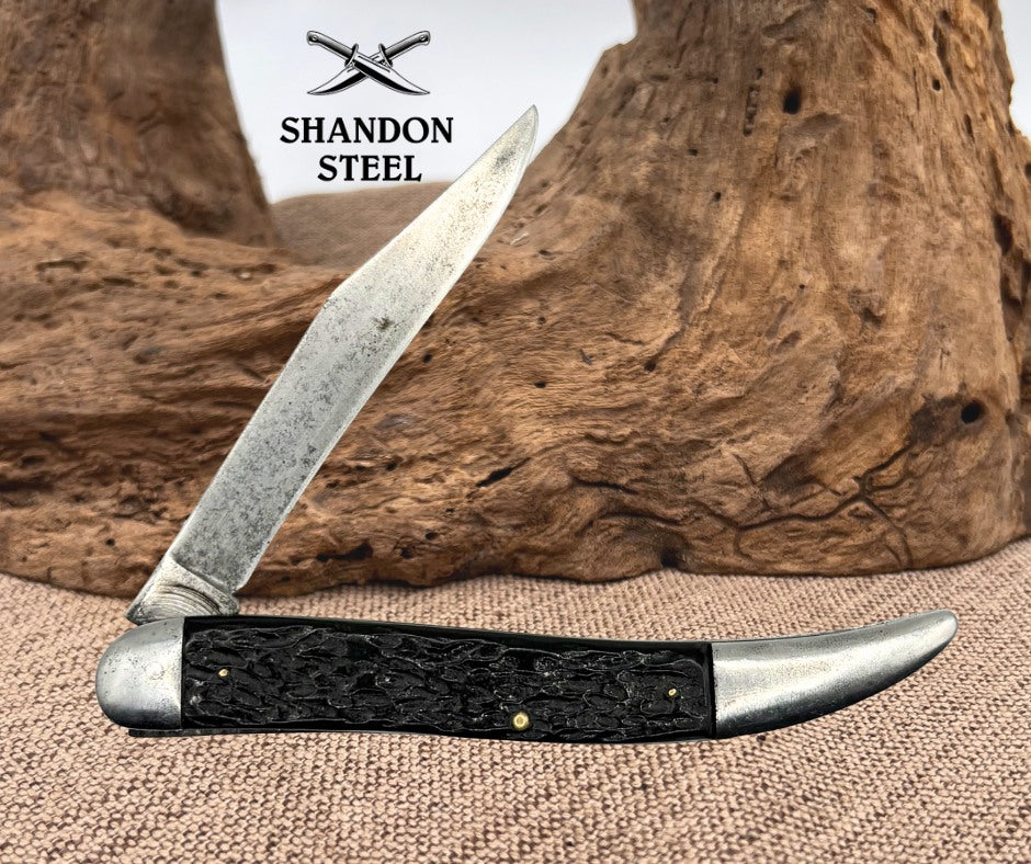 Remington USA Straightline Toothpick/Fish Folding Pocket Knife Carbon Steel (76)