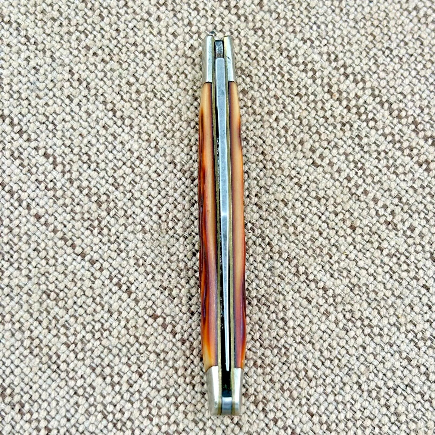 Remington USA Vintage Single Blade Folding Jack Knife Stagalon Handles (221)