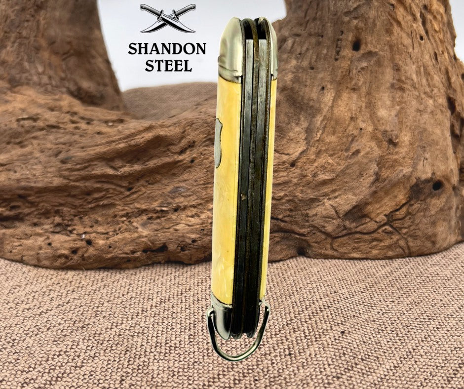 Richlands Scout/Camp Folding Pocket Knife Fish Scaler Sheffield England (80)