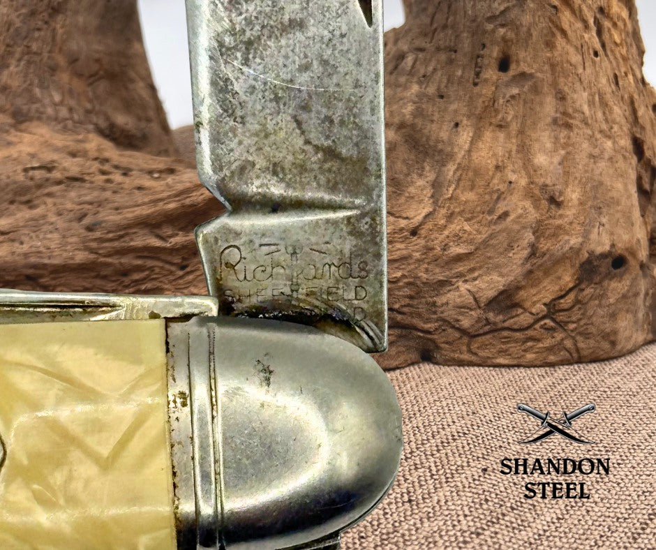 Richlands Scout/Camp Folding Pocket Knife Fish Scaler Sheffield England (80)