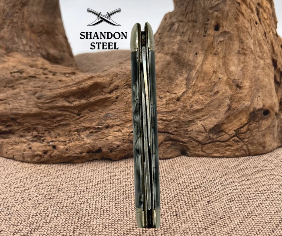 Richards Sheffield Vintage Double End 2 Blade Pen Pocket Knife Folding (47)