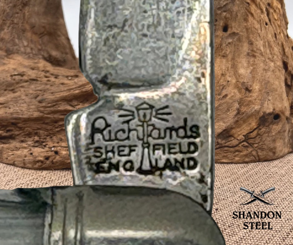 Richards Sheffield Vintage Double End 2 Blade Pen Pocket Knife Folding (47)