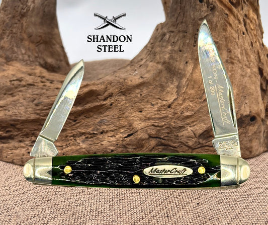 Robeson Mastercraft By Queen Cutlery Red Bone Ltd. Ed 1 of 200 Pen Knife (35)