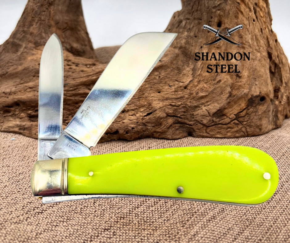 Rough Ryder Moon Glow Half Hawk 2 Blade Folding Pocket Knife RR2494 (29)