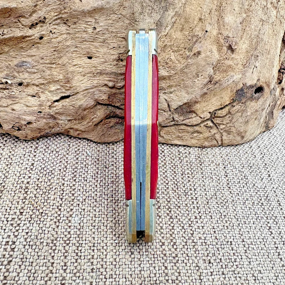 Rough Rider Split Back Whittler Red Bone RR282 Stainless Folding Knife (38)