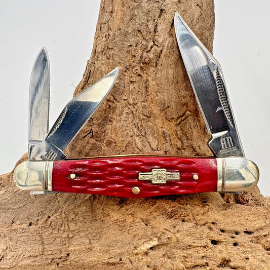 Rough Rider Split Back Whittler Red Bone RR282 Stainless Folding Knife (38)