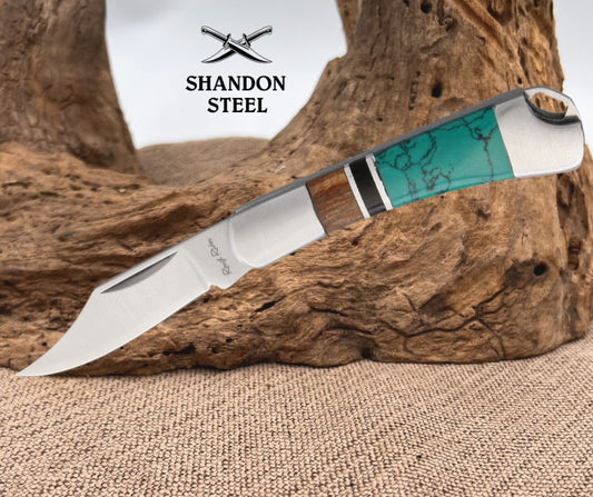 Rough Rider Turquoise Mini Folder RR1473