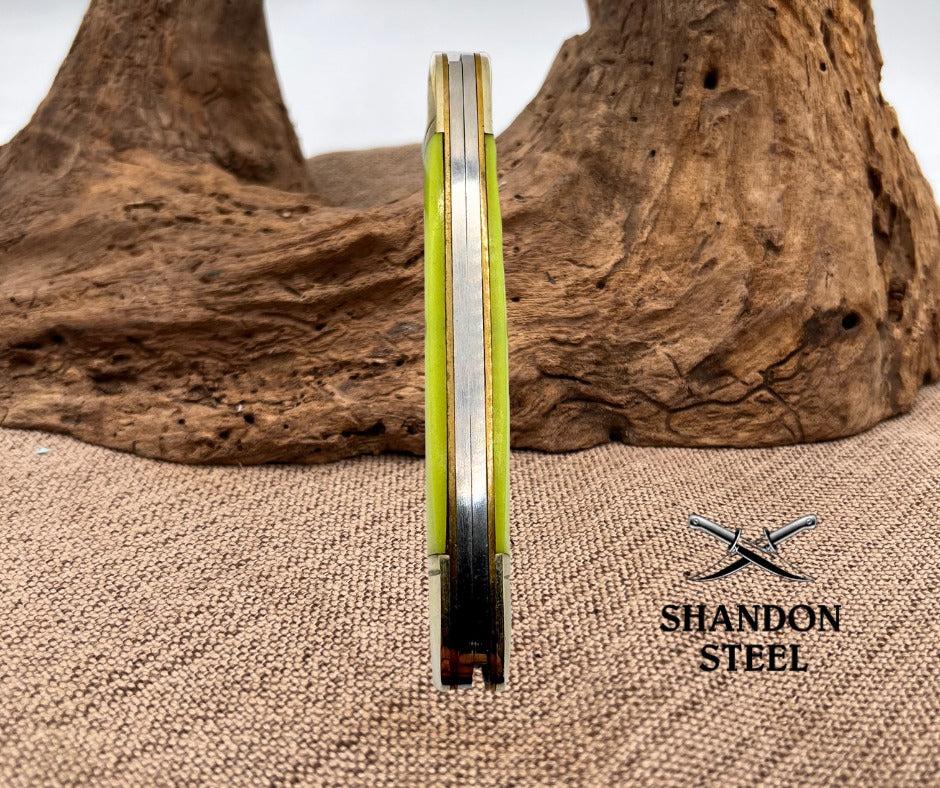 Rough Rider Canoe RR1514 Moon Glow (Glow In The Dark) Handles Pocket Knife (54)