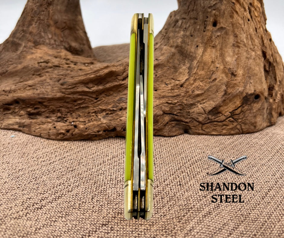 Rough Rider Synthetic Moon Glow Large Stockman 4 1/4" Pocket Knife RR1428 (11)