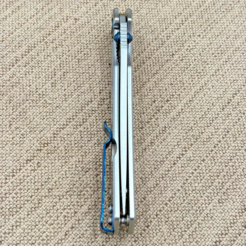 Ruike P128-SF Knife 3Cr14N Handle 14C28N Plain Edge Flipper Pocket Knife (163)