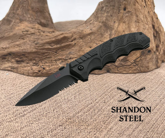 Heckler & Koch SFP Tactical Folder All Black 01HK501