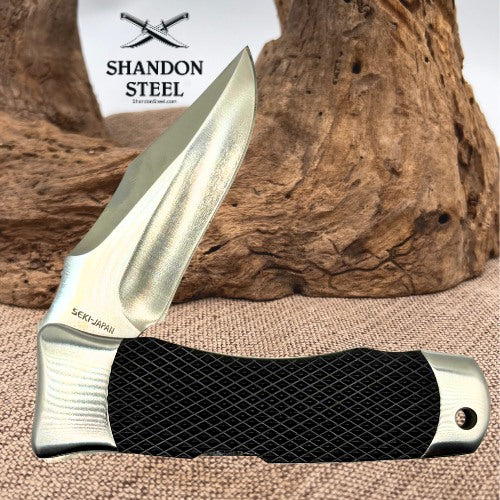 Vintage SOG Tomcat 1st Gen S.M.CA. Seki Japan Folding Lockback PocketKnife  (90)
